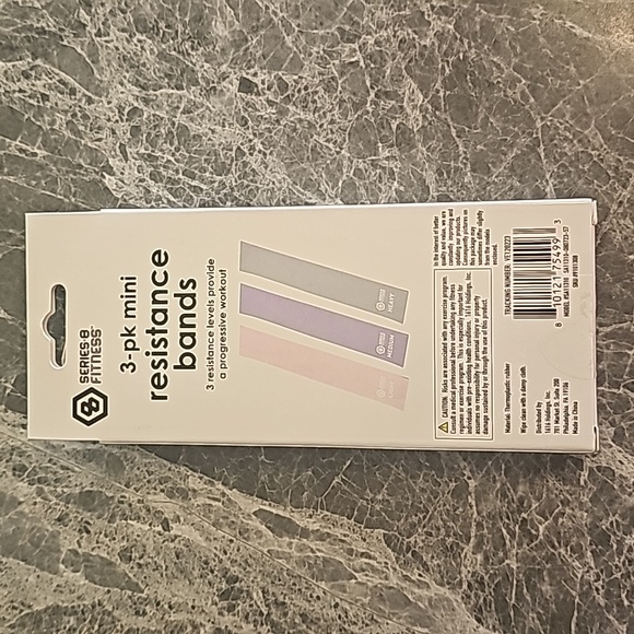 SERIES-8 FITNESS 3-pk Resistance Bands Ideal For Legs, Hips And More - Picture 4 of 5